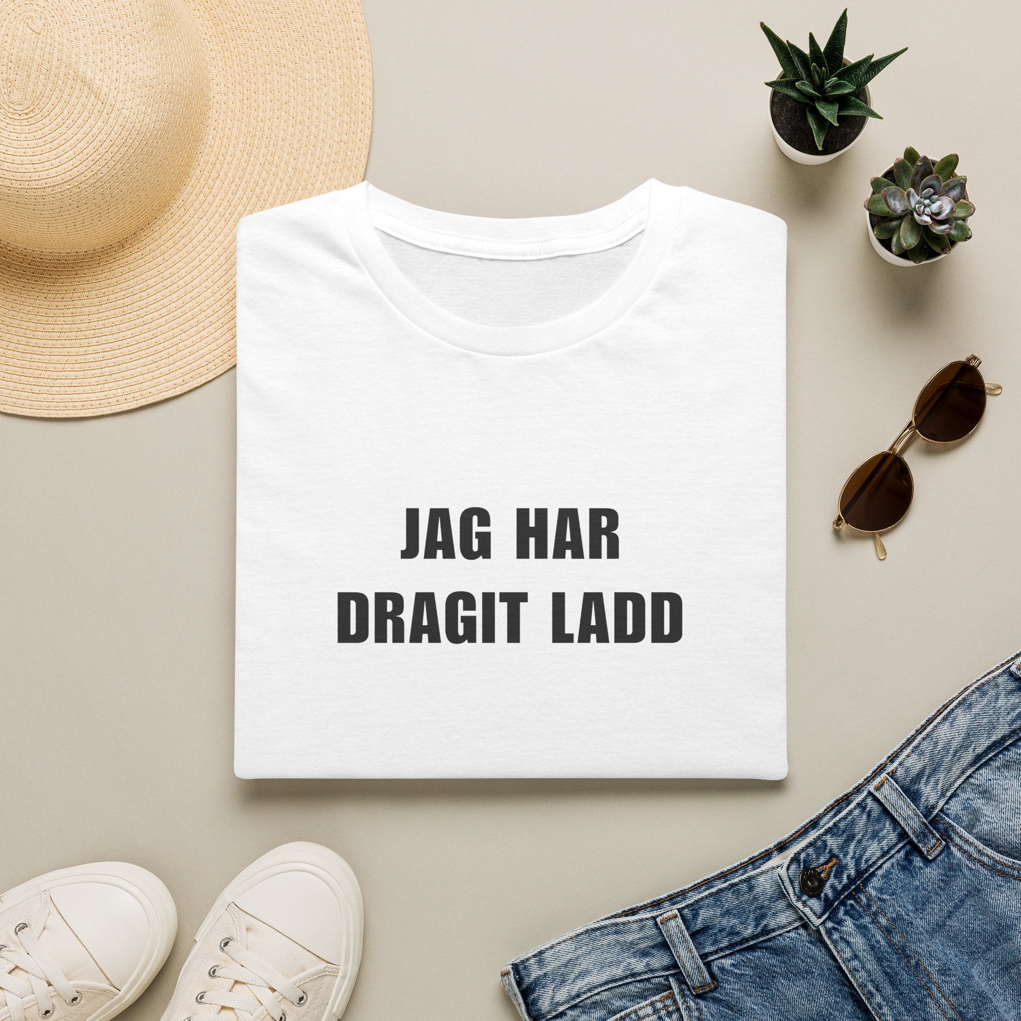 "JAG HAR DRAGIT LADD" - T-Shirt