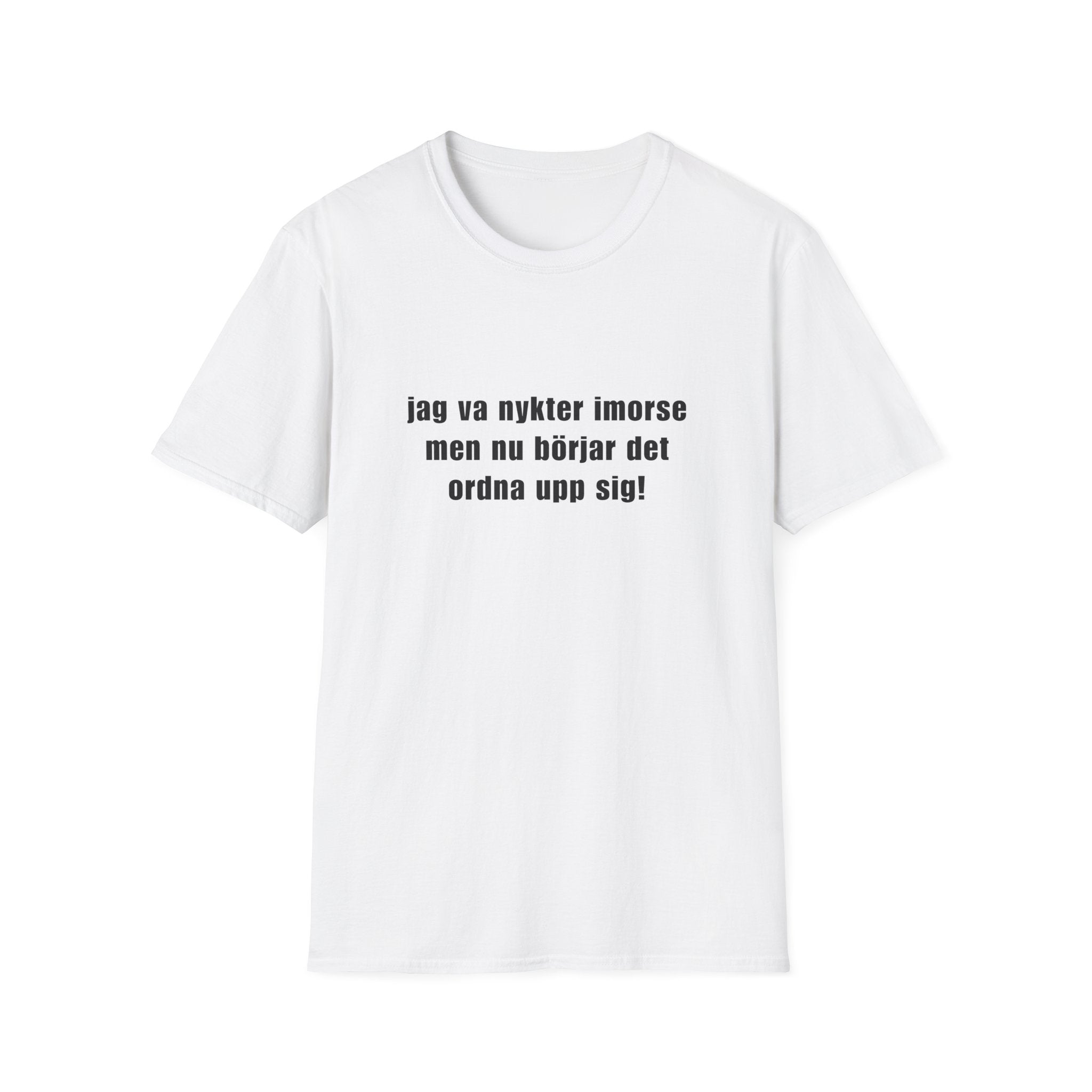 "jag var nykter imorse..." - T-Shirt